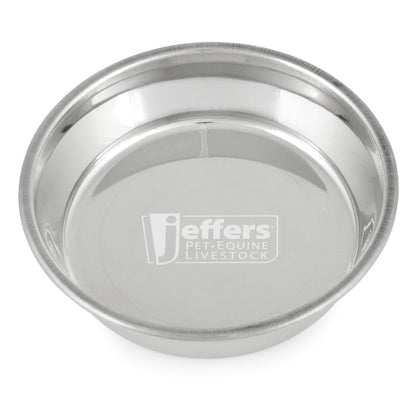 Jeffers Heavy Weight Stainless Steel Pet Bowls – Durable Pet Food & Water Dish, Chew-Resistant, Dishwasher Safe