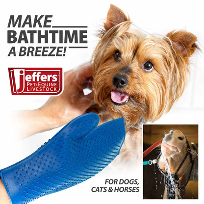 Jeffers GROOMIT - Rubber Grooming Glove for Animals